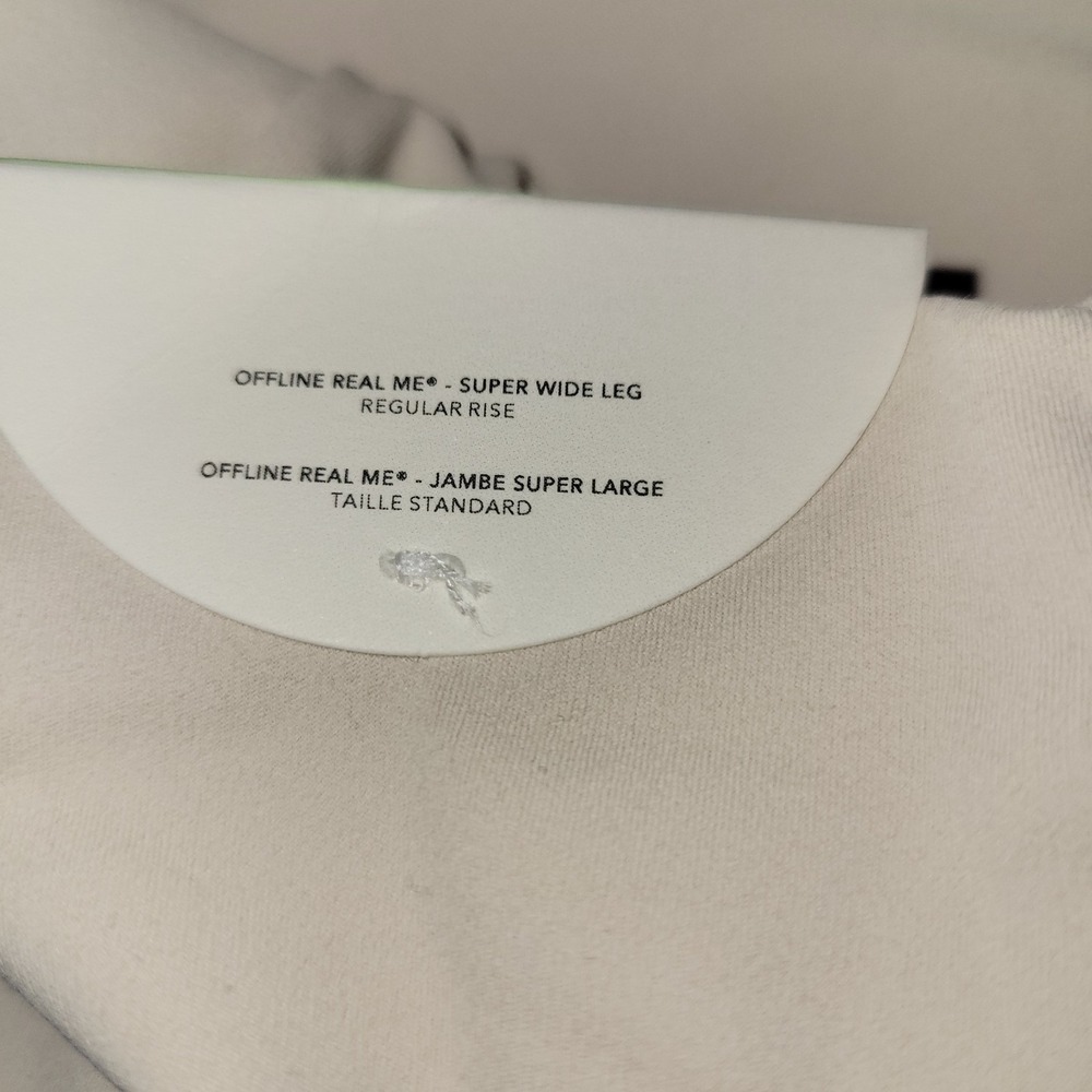 Offline By Aerie Real Me Regular Rise Super Wide Leg Legging Size Large NWT - Picture 6 of 9